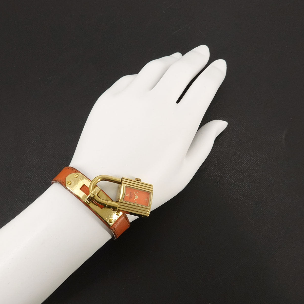 Kelly Watch Quartz Orange Dial Ladies Watch