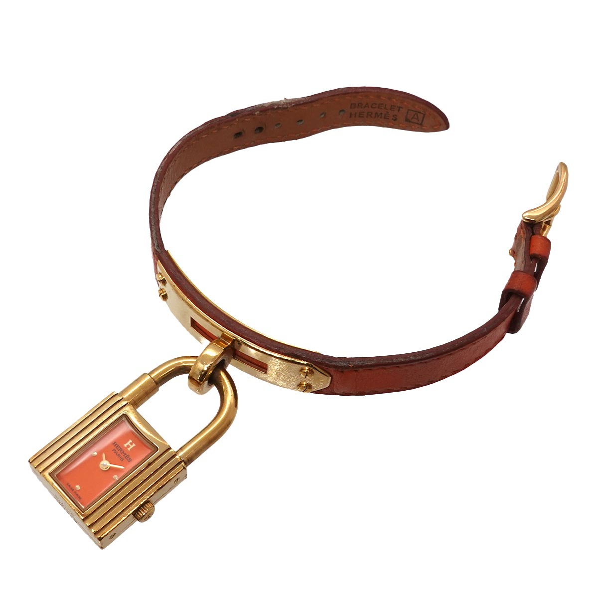 Kelly Watch Quartz Orange Dial Ladies Watch