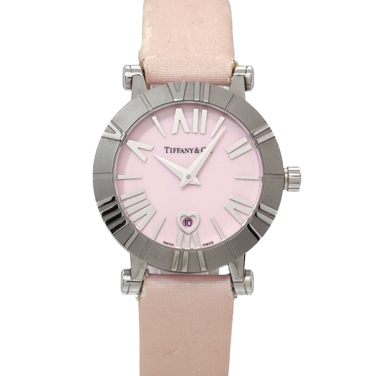 Atlas Heart Date Z1300.11.11A31A41A Pink Dial Ladies
