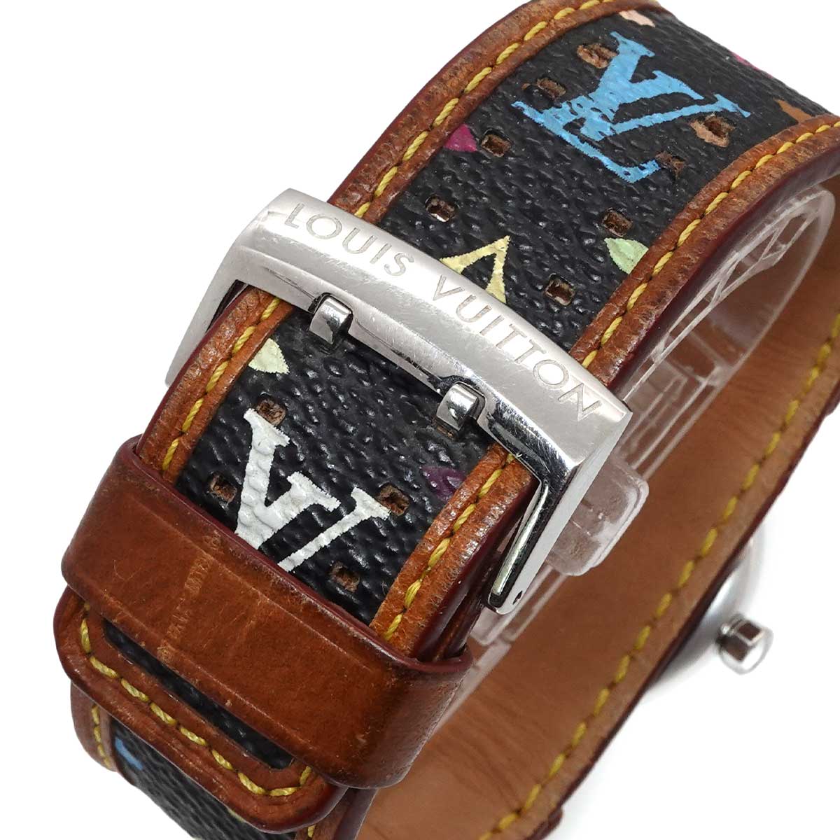 Tambour Q1210 Quartz Diamond Purple Shell Dial Ladies