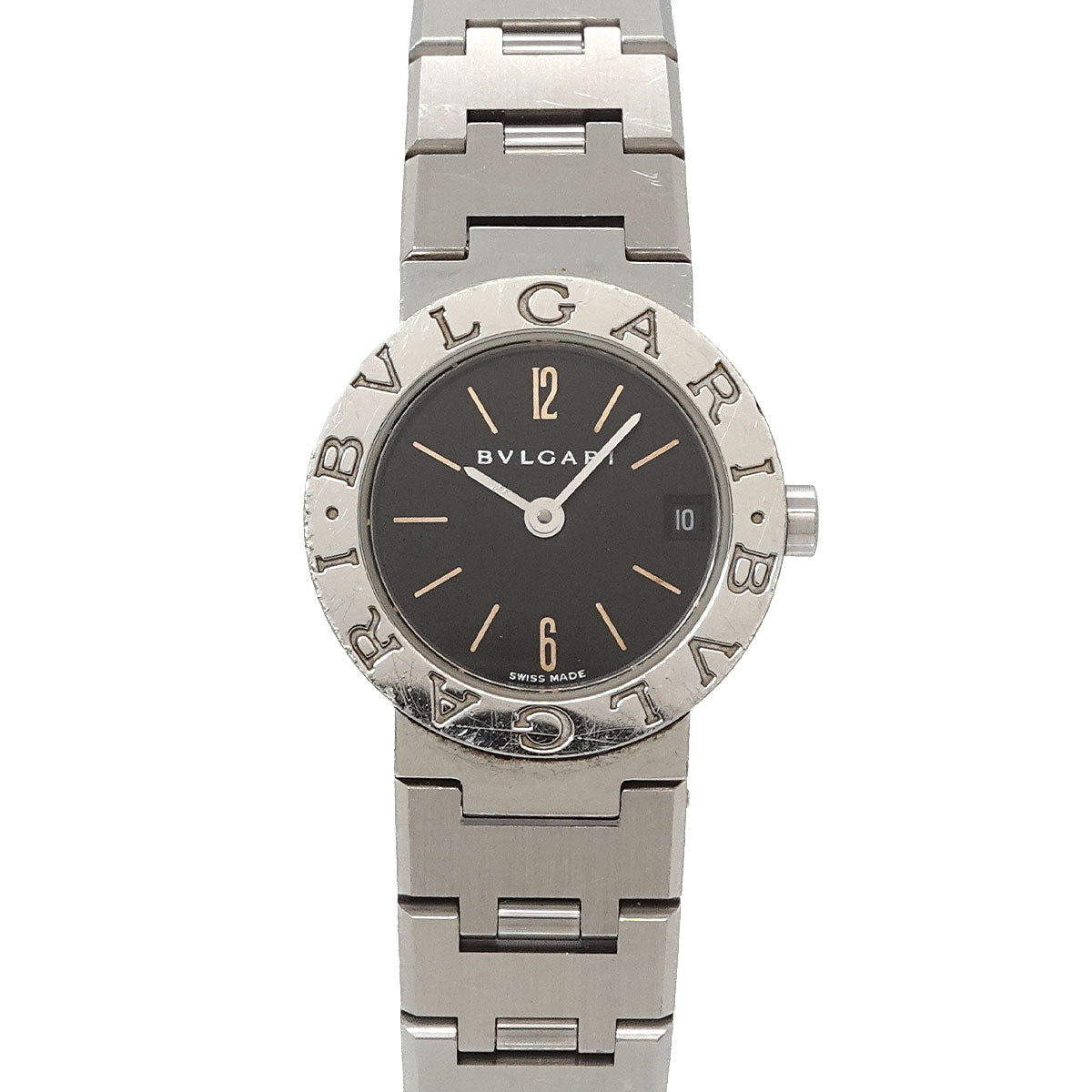 BVLGARIBVLGARI BB23SS Quartz Black Dial Ladies Watch