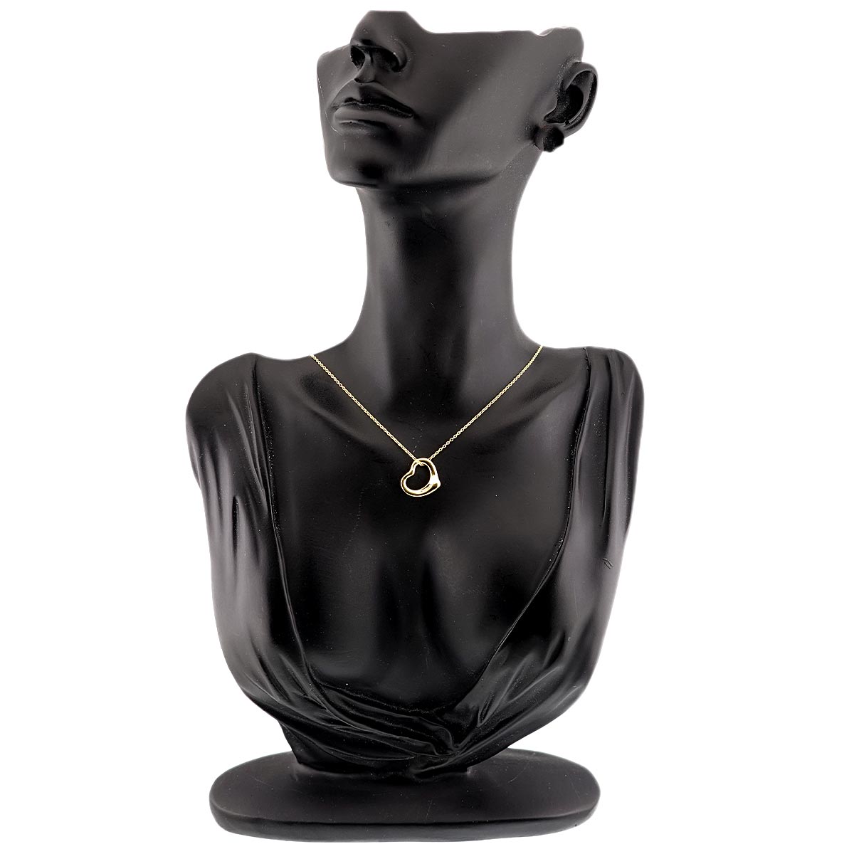 Open Heart Necklace 18K Yellow Gold 750