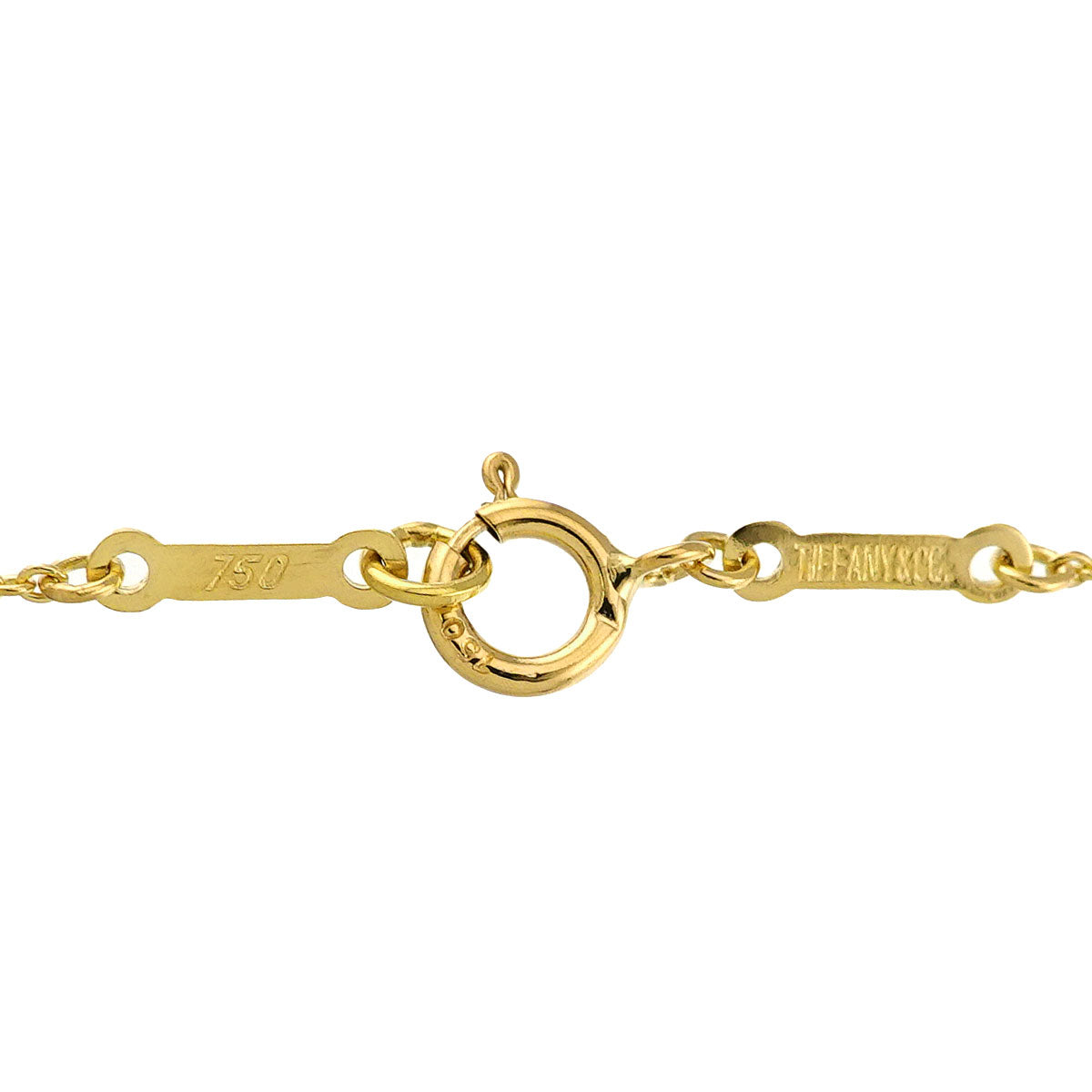 Open Heart Necklace 18K Yellow Gold 750
