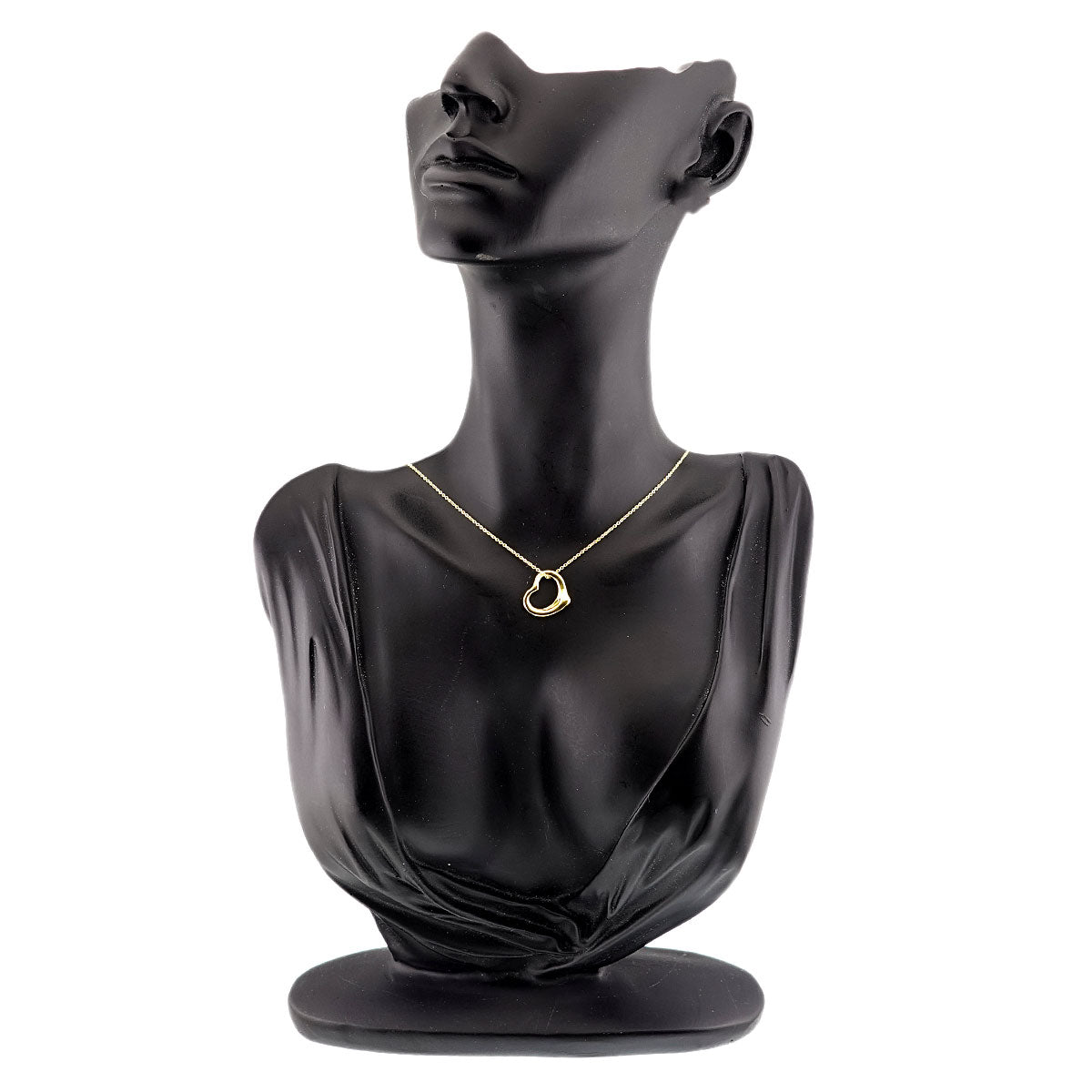 Open Heart Necklace 18K Yellow Gold 750