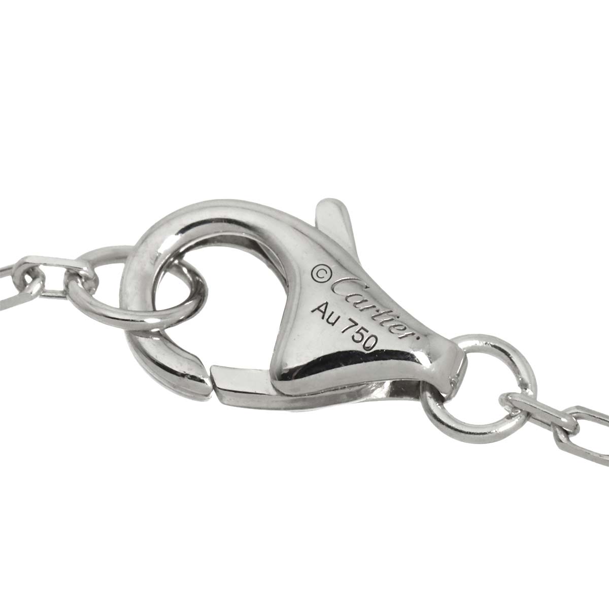Juste Un Clou Diamond Necklace 18K White Gold 750