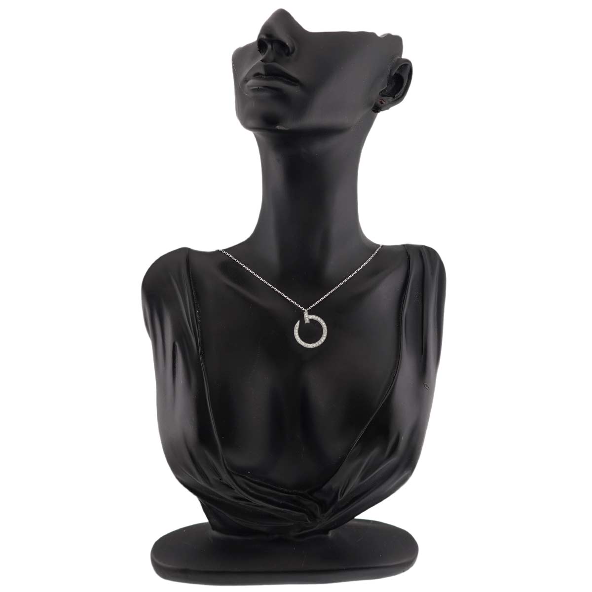 Juste Un Clou Diamond Necklace 18K White Gold 750
