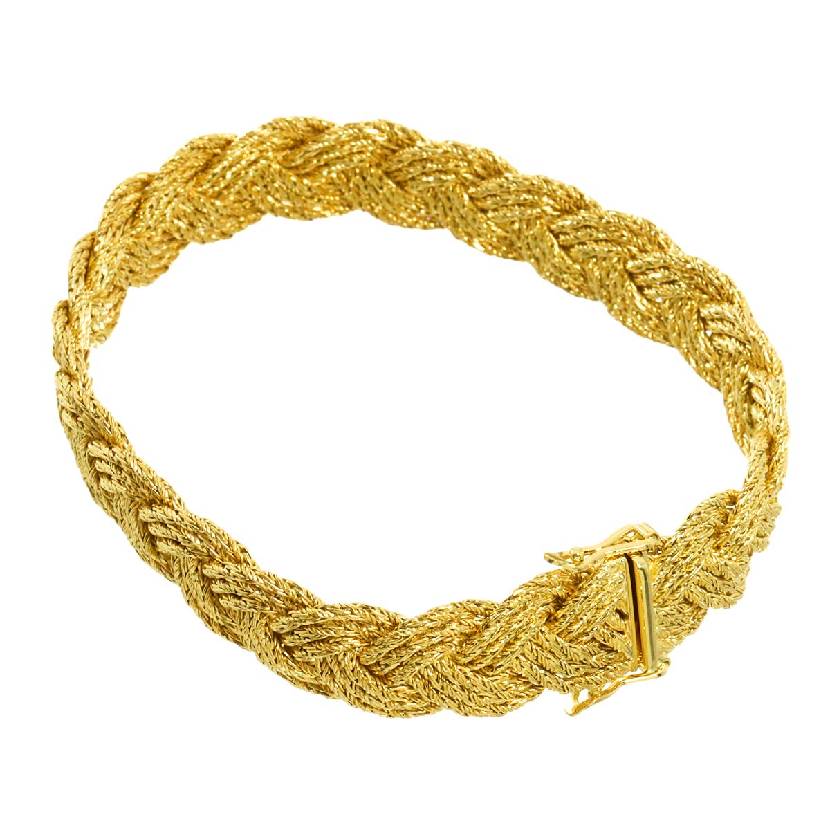 Twisted rope Bracelet 18K Yellow Gold 750