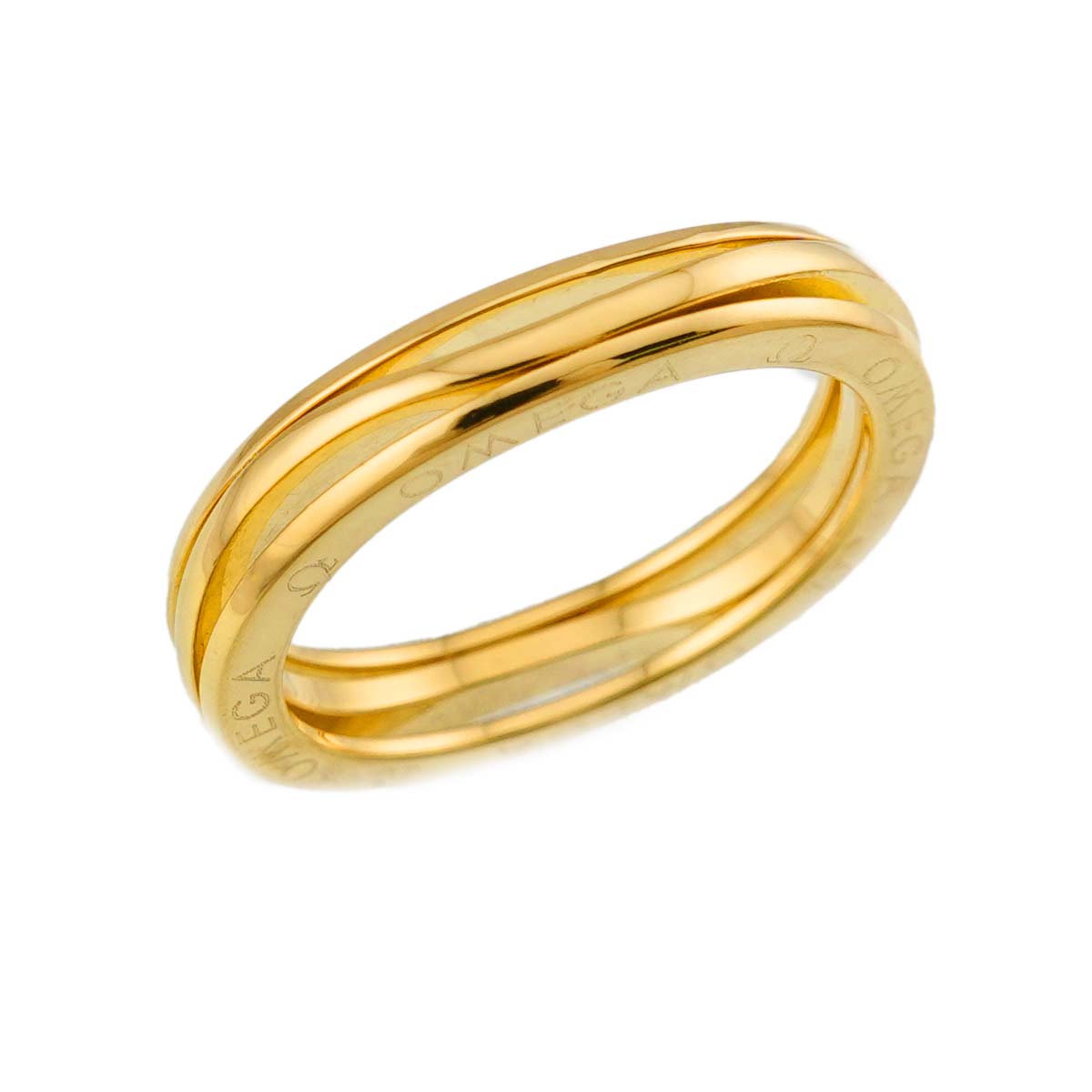 Ring 18K Yellow Gold 750 size53 6.25-6.5(US)