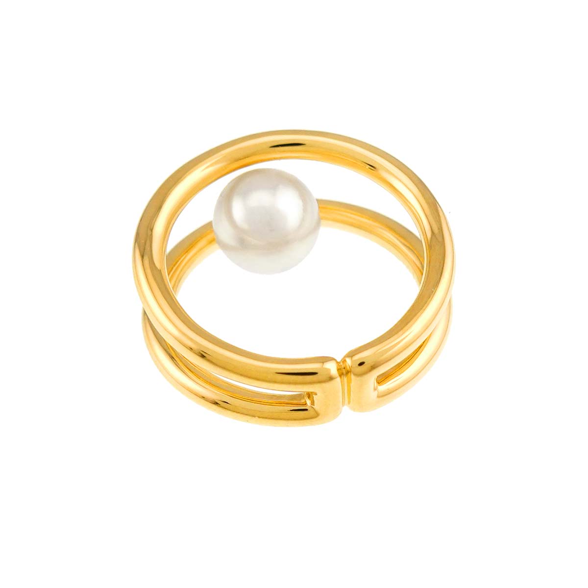 Akoya Pearl 7.3mm Pendant Top 18K YG 750