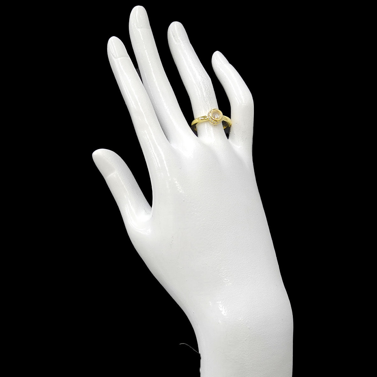 Happy Diamond Ring 18K YG 750 Size6.25-6.5(US)