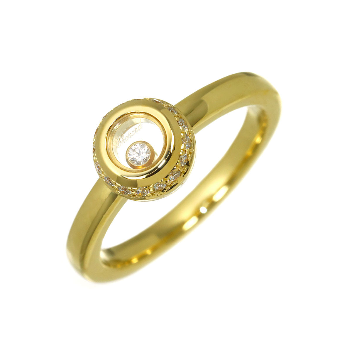 Happy Diamond Ring 18K YG 750 Size6.25-6.5(US)