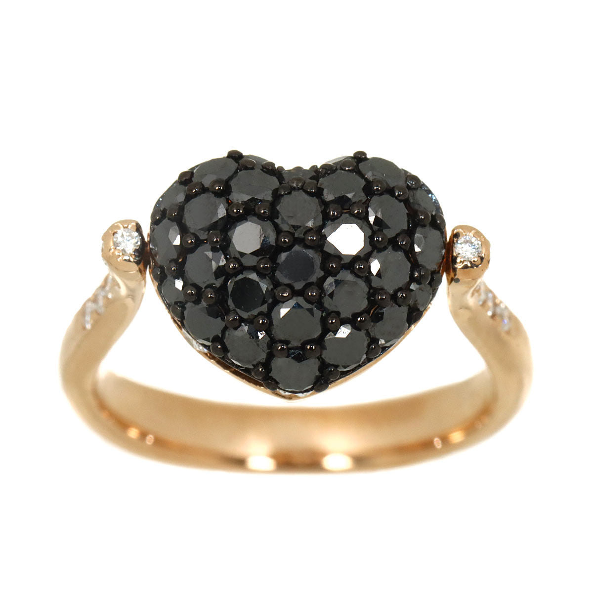 Diamond 0.95ct/0.22ct Ring 18K PG 750 size5.5-5.75(US)