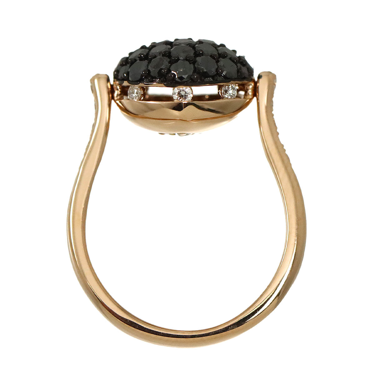Diamond 0.95ct/0.22ct Ring 18K PG 750 size5.5-5.75(US)