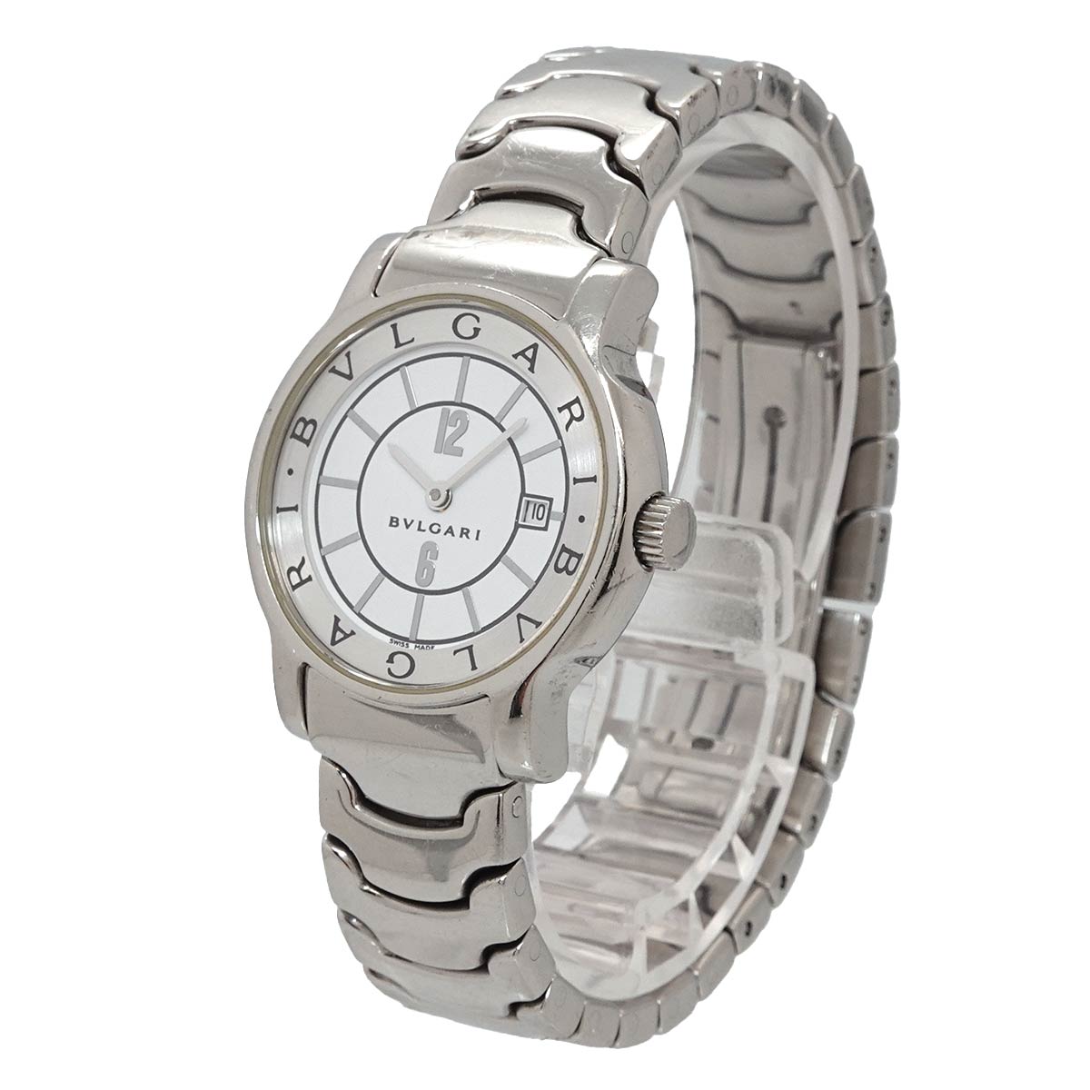 Solo tempo ST29S Date Quartz White Dial Ladies Watch
