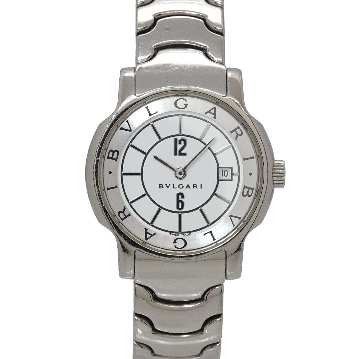 Solo tempo ST29S Date Quartz White Dial Ladies Watch