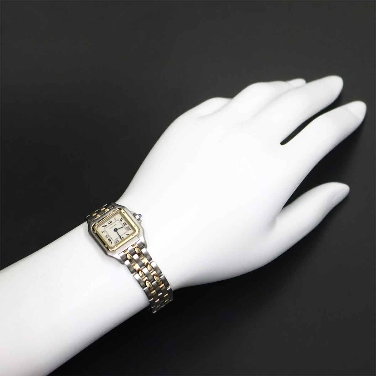 Panthere Two Row SM W25029B6 Quartz Cream Dial YG