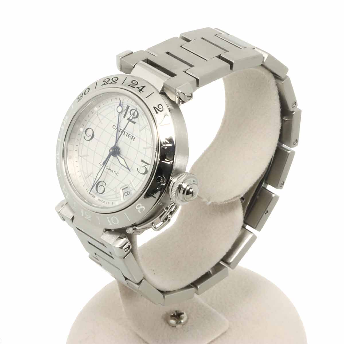 PashaC Meridian GMT W31078M7 Automatic Silver Dial Boys