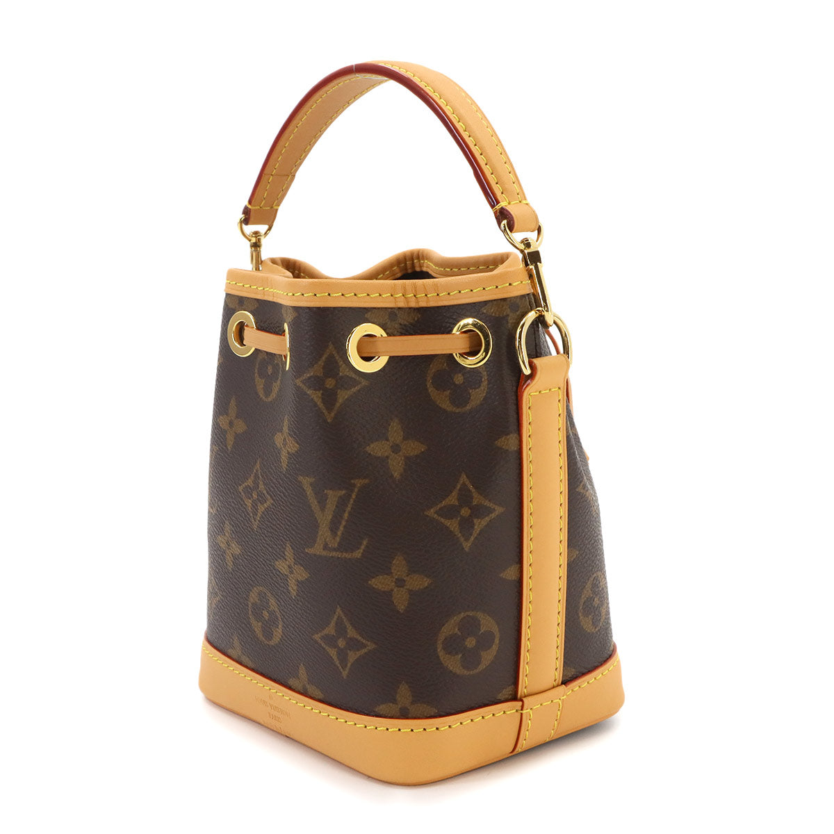 Monogram Nano Noe Hand Shoulder Bag Brown M81266 Purse