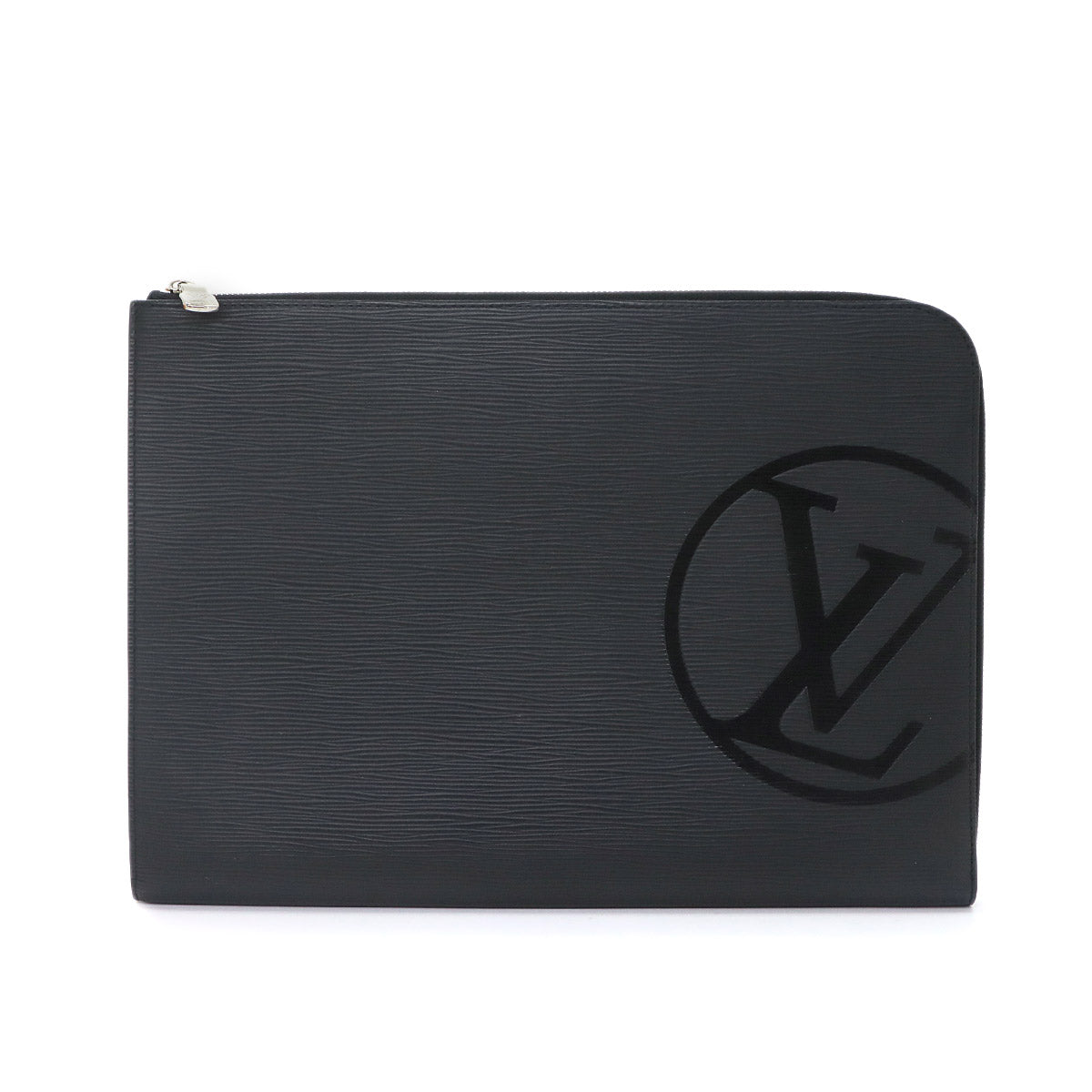 Epi Pochette Jour GM Clutch Bag Black M63519