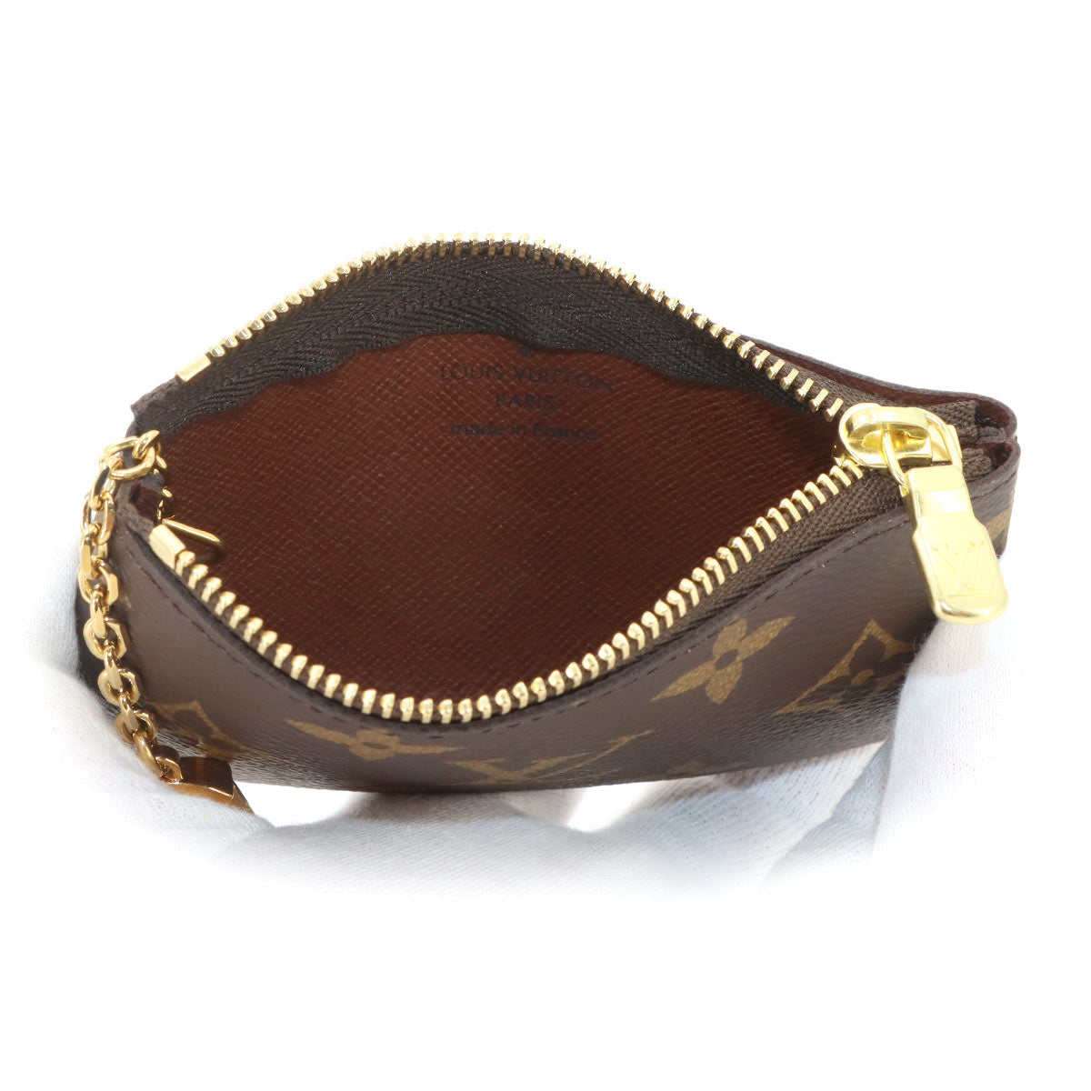 Monogram Pochette Cles Coin Case Purse Brown M62650