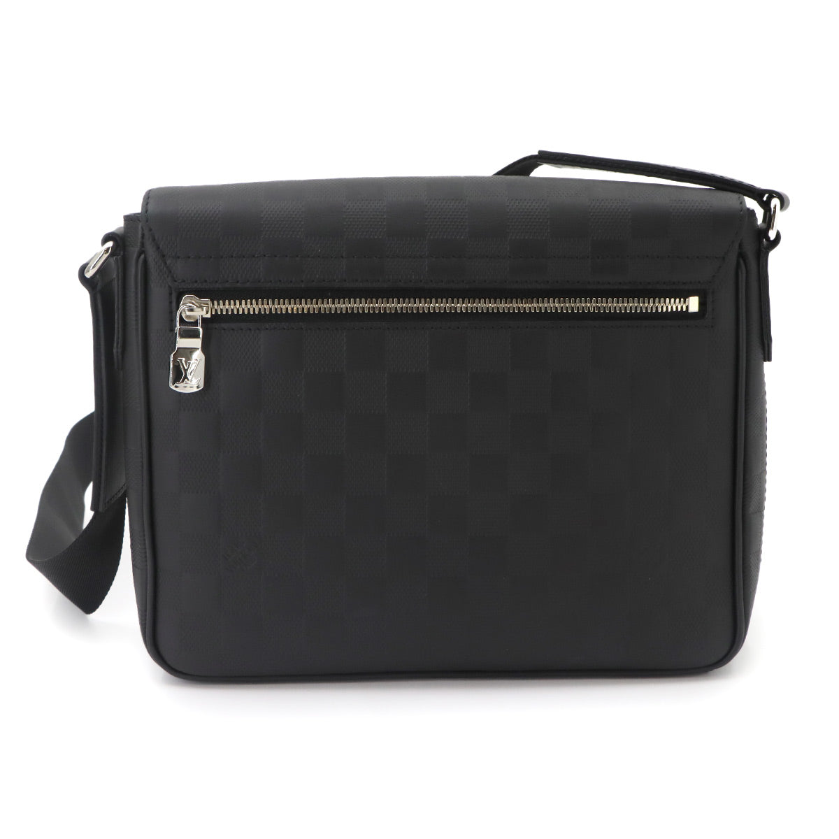 Damier Infini District PM NV3 Shoulder Bag Leather N42711