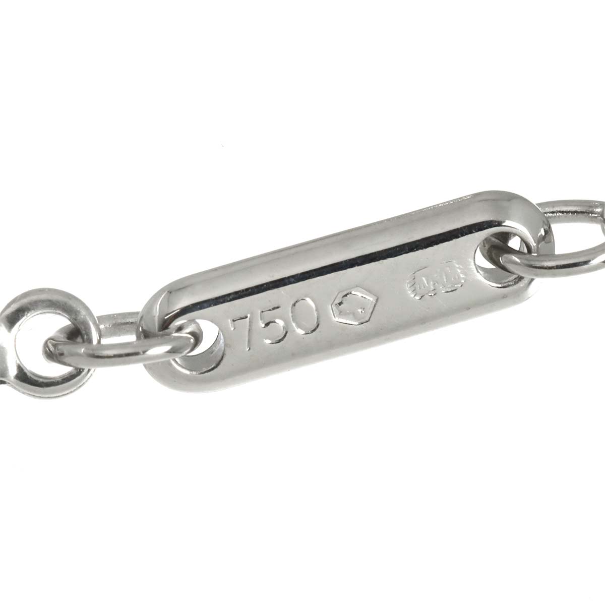 Happy Diamond Necklace 18K White Gold 750