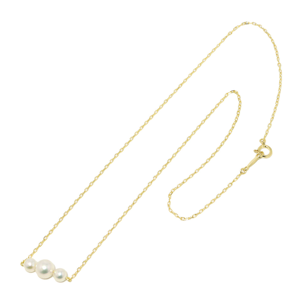 Akoya Pearl 6.0-4.3mm Necklace 18K YG 750