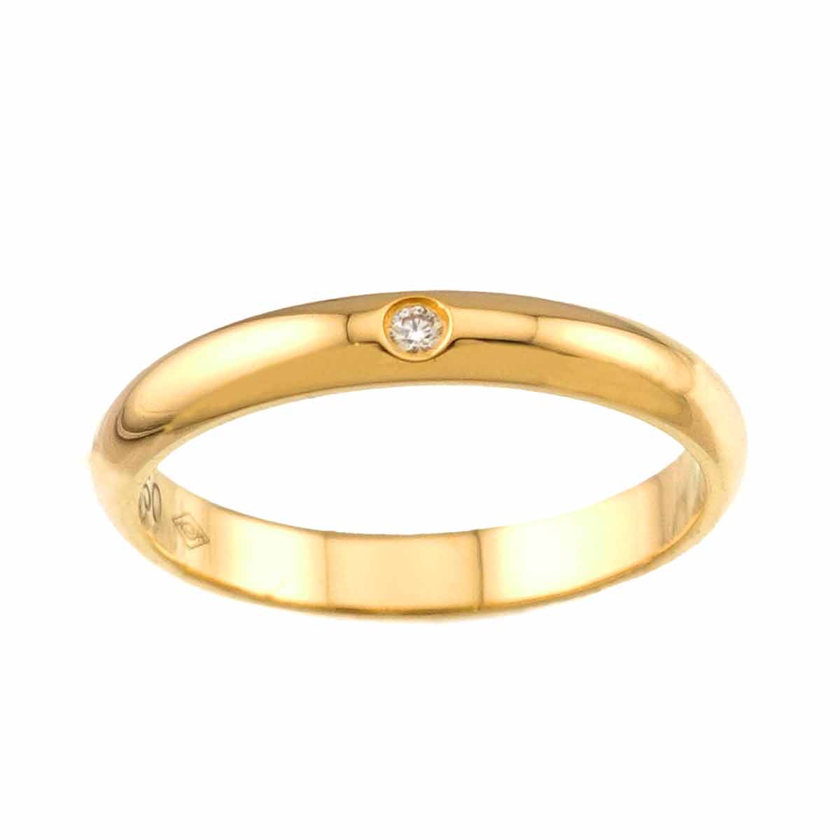 1895 Classic Diamond 1P Ring 18K YG 750 Size47 4(US)