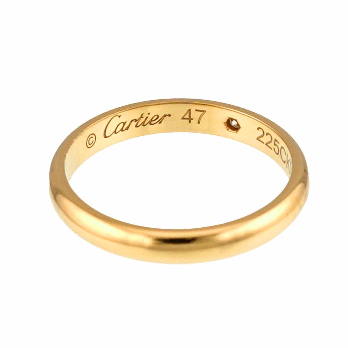 1895 Classic Diamond 1P Ring 18K YG 750 Size47 4(US)