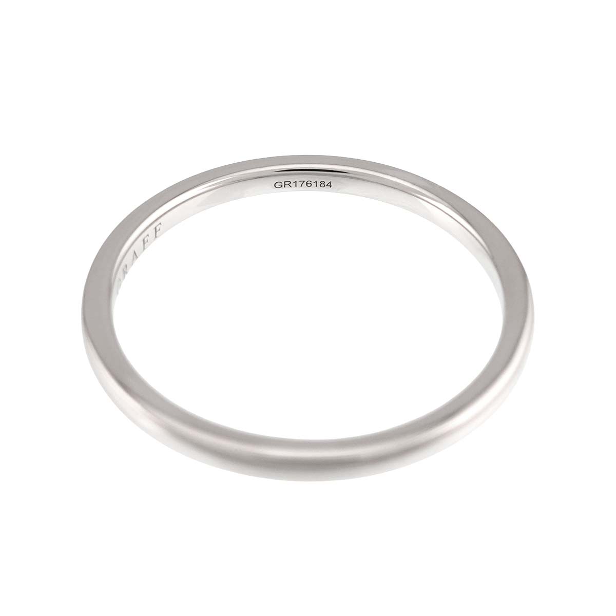 GRAFF DShape Bund Ring Pt Platinum Size10-10.25(US)
