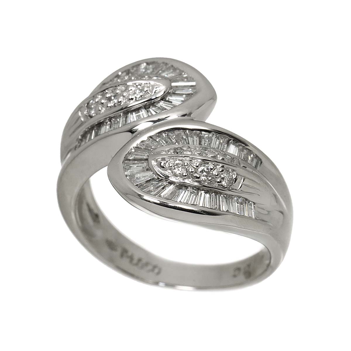 Diamond 1.00ct Ring Pt Platinum size5.5-5.75(US)