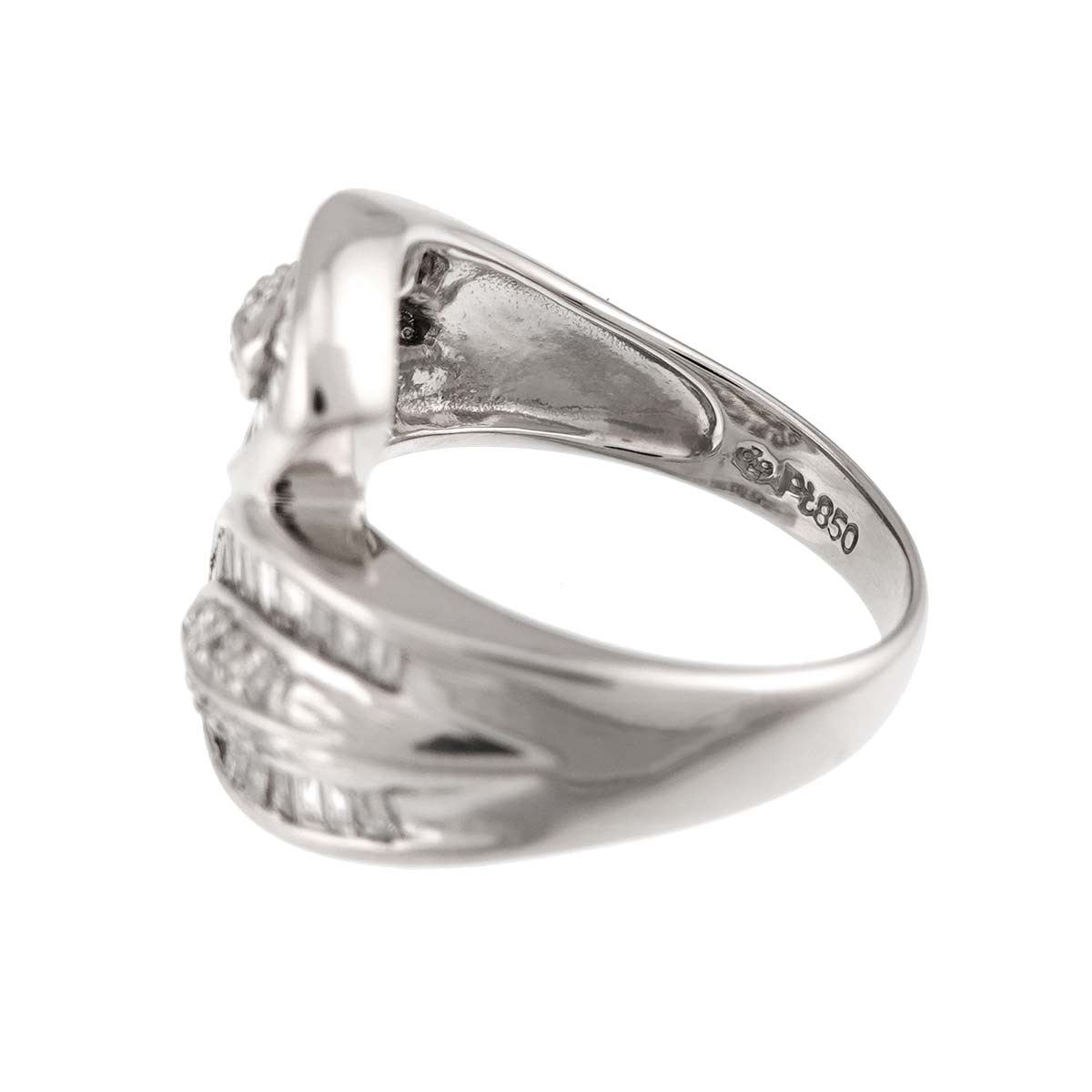 Diamond 1.00ct Ring Pt Platinum size5.5-5.75(US)