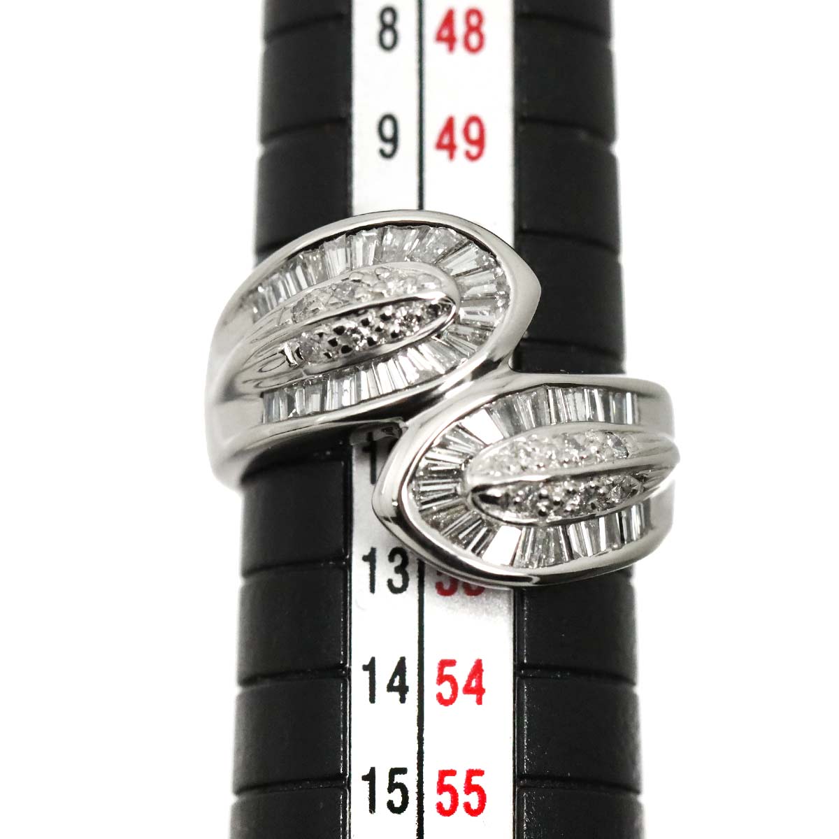 Diamond 1.00ct Ring Pt Platinum size5.5-5.75(US)