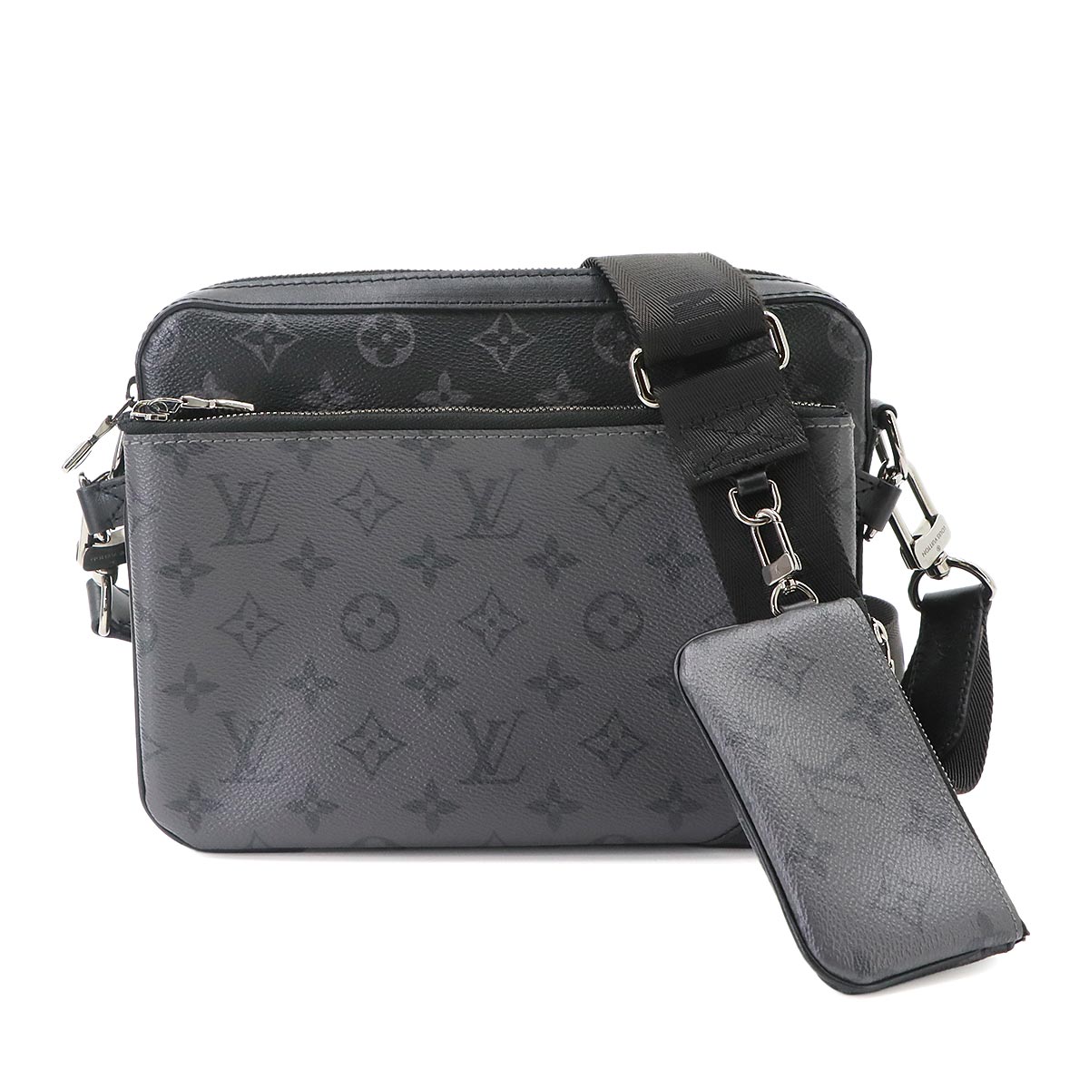Monogram Eclipse Trio Messenger Shoulder Bag M69443 Purse