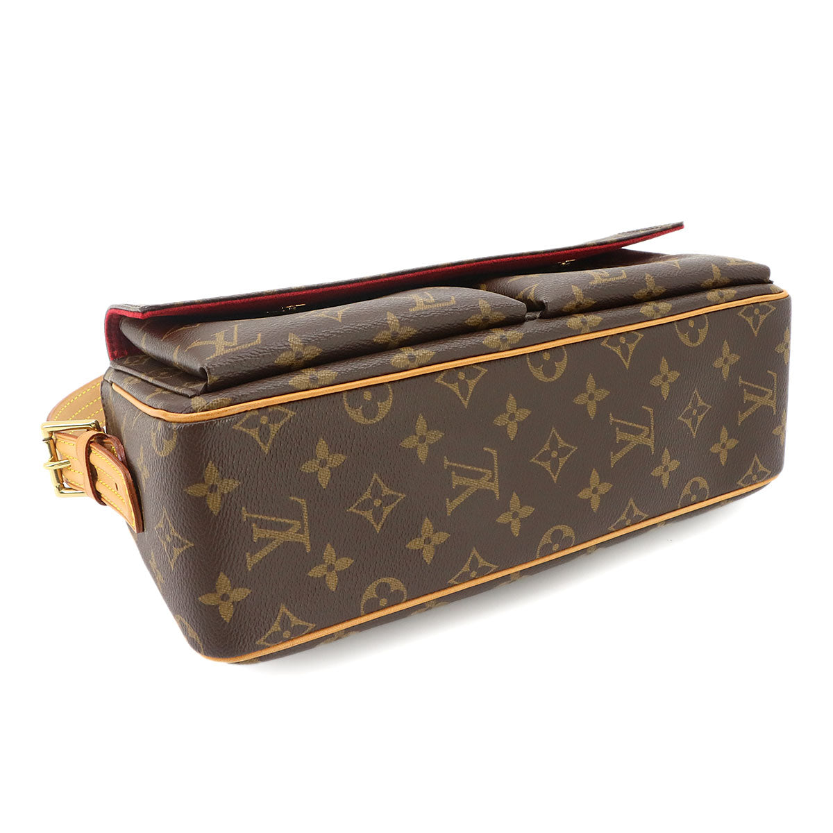 Monogram Viva Cite MM Shoulder Bag Brown M51164 Purse