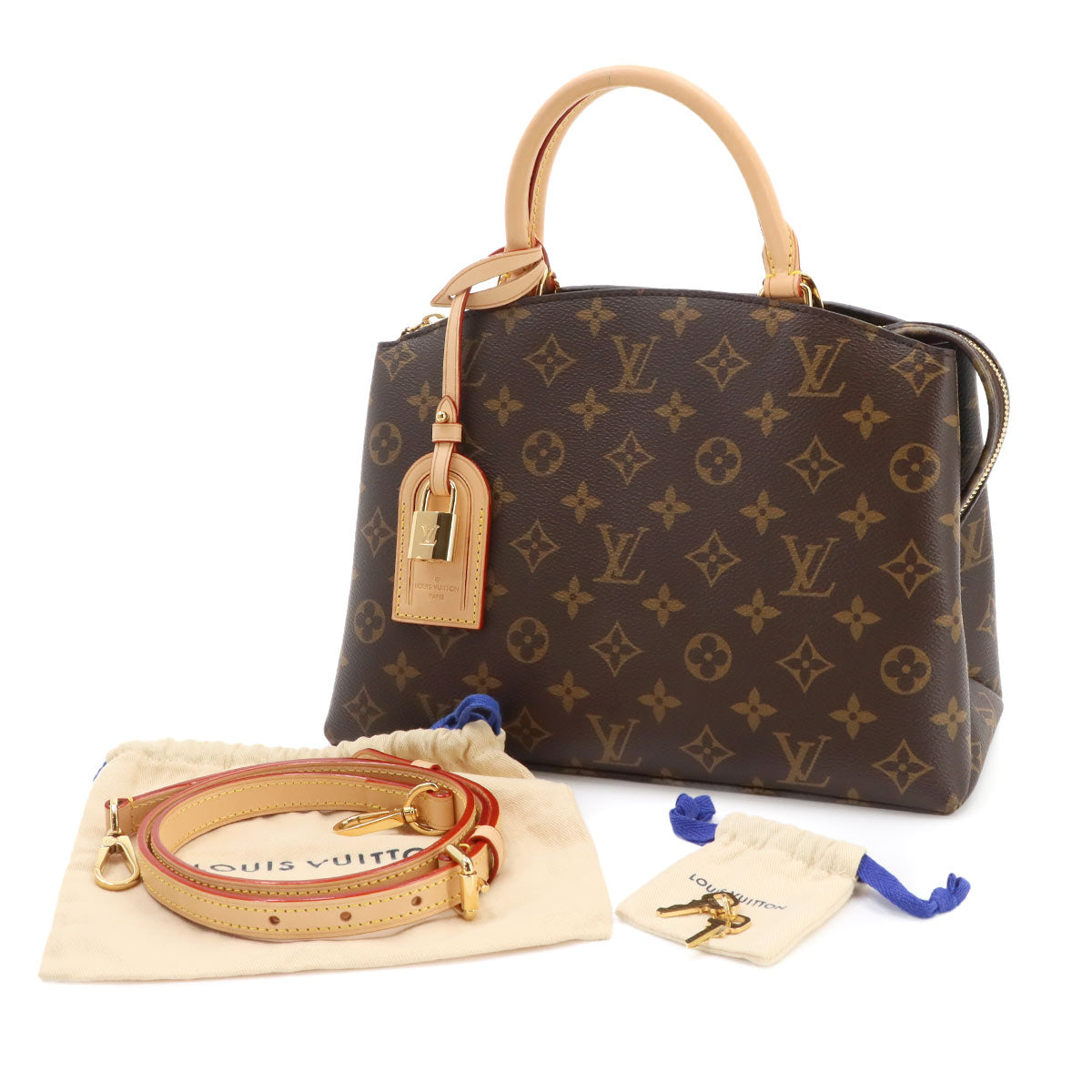 Monogram Petit Palais PM Hand Shoulder Bag Brown M45900