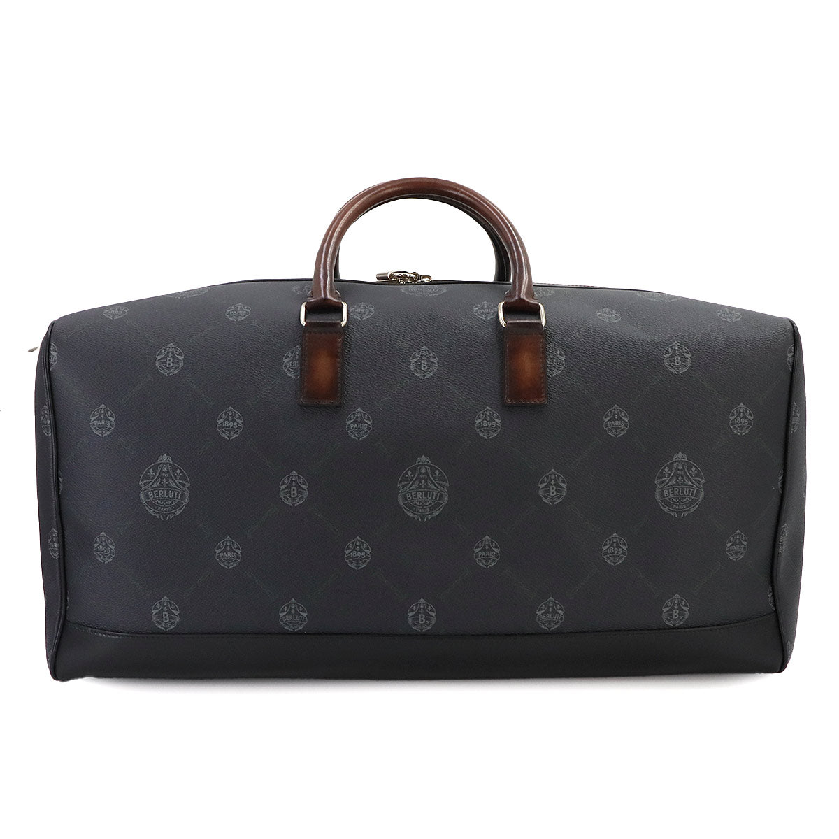 Week Off Boston Travel Shoulder Bag PVC Leather Black