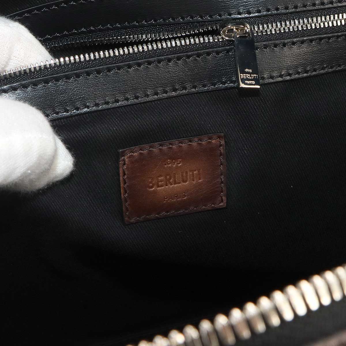 Week Off Boston Travel Shoulder Bag PVC Leather Black