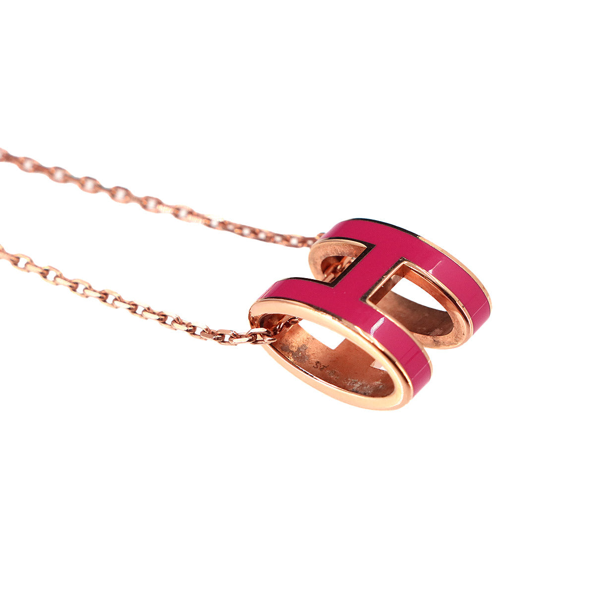 Pop H Chain Necklace Rose Extreme Rosegold Accessory