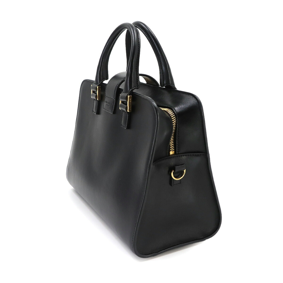 Baby Cabas Hand Shoulder Bag Leather Black 568853