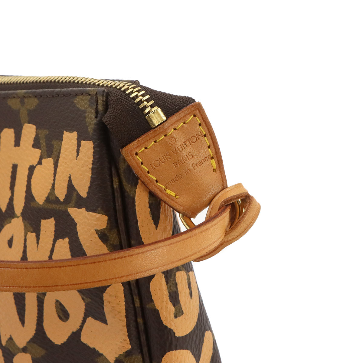 Monogram Graffiti Pochette Accessoires Pouch Peach M92193