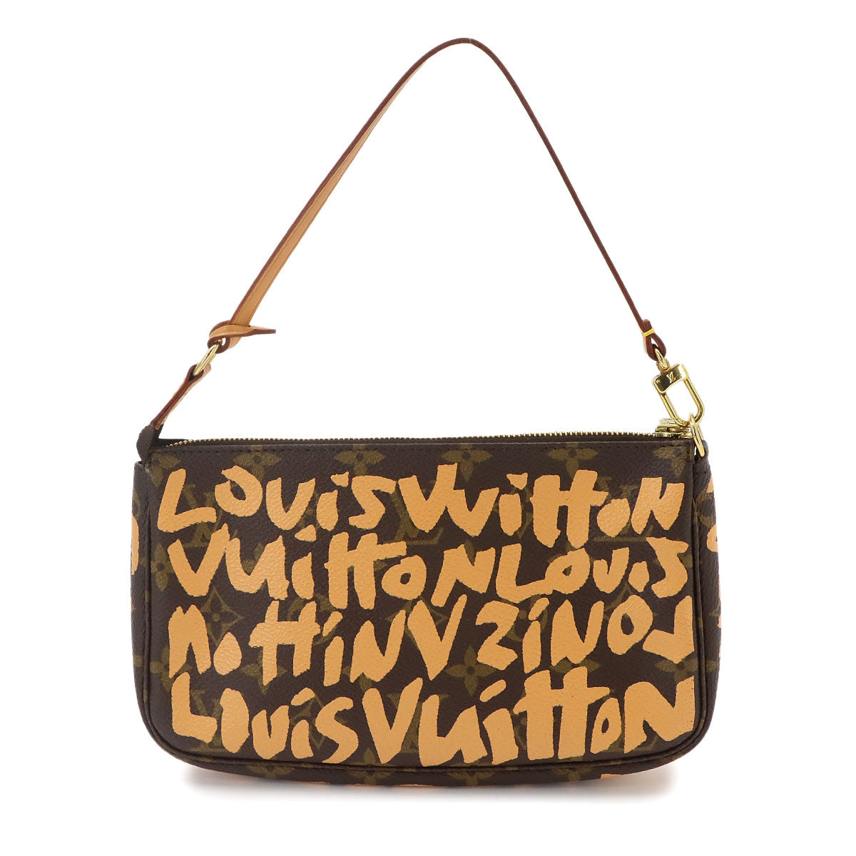 Monogram Graffiti Pochette Accessoires Pouch Peach M92193
