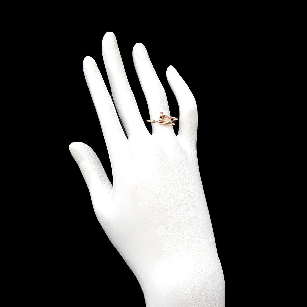 JUSTE UN CLOU SM Ring 18K PG 750 Size53 6.5-6.75(US)