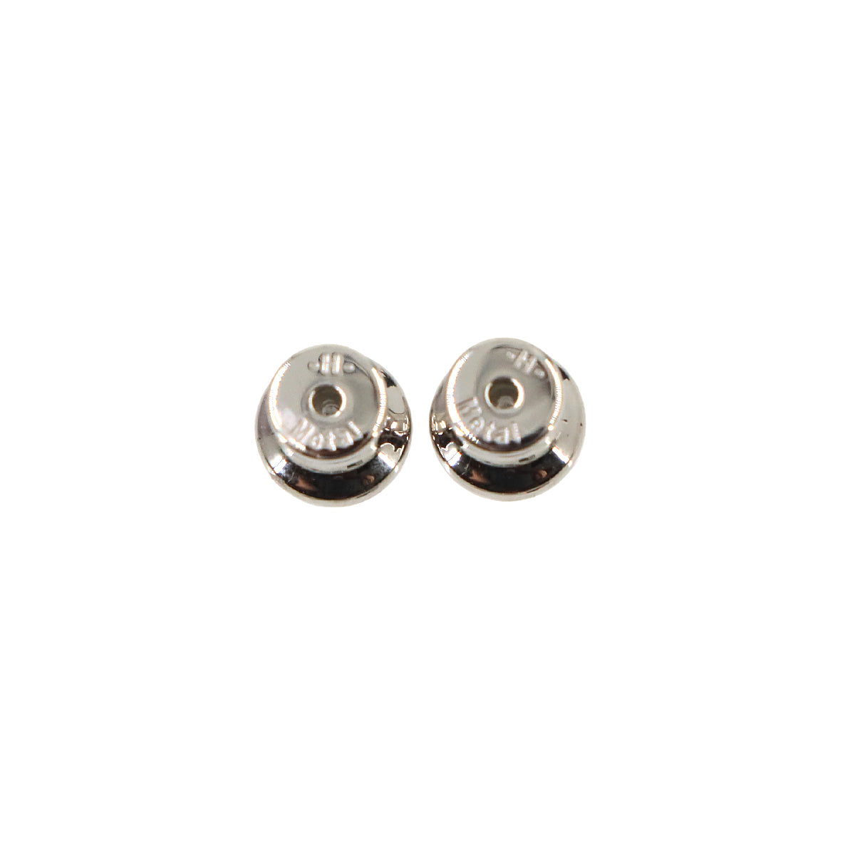 Chaine d H Earrings Buffalo Horn Brown Silver Accessory