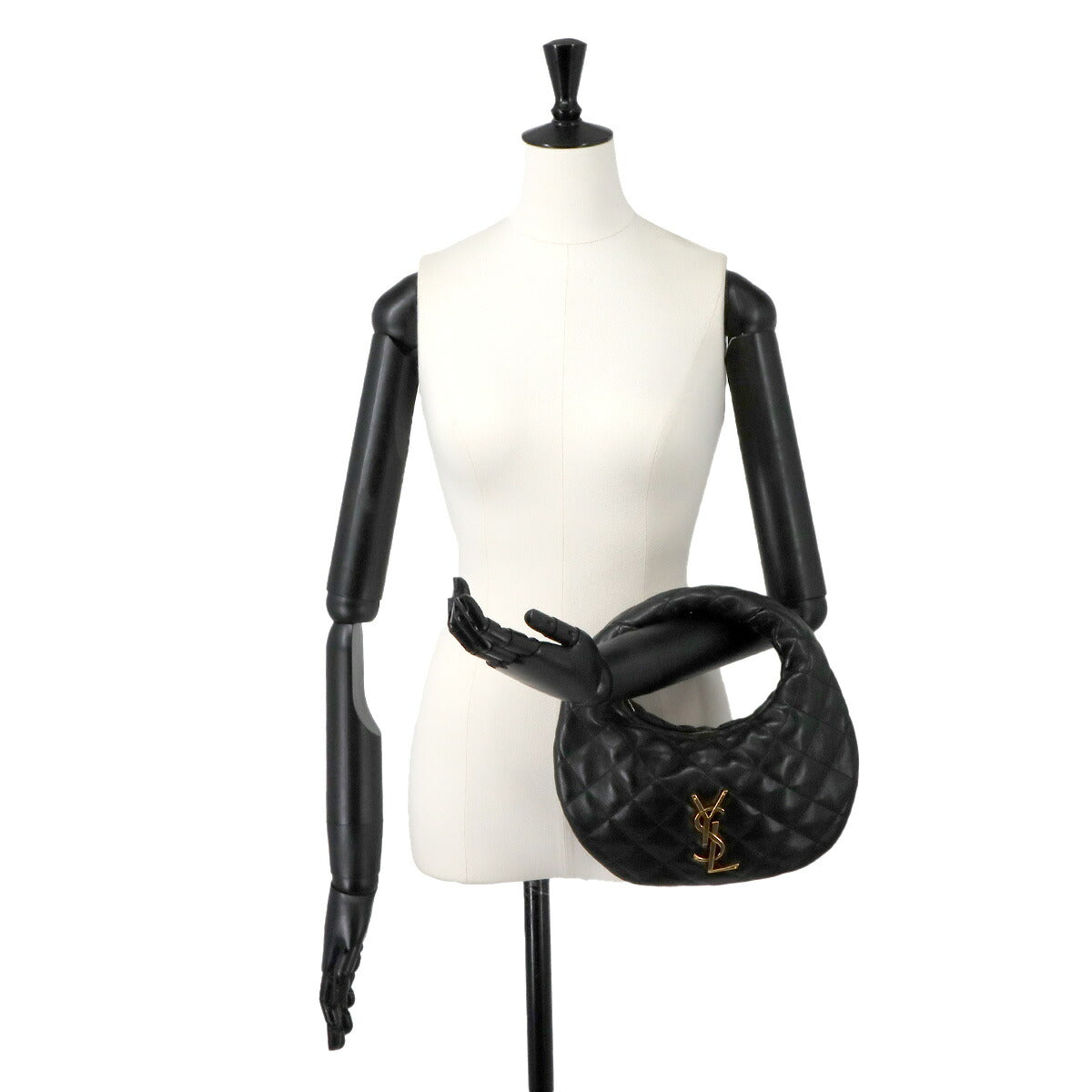 ICARINO Hand Bag Leather Black 851689 Purse