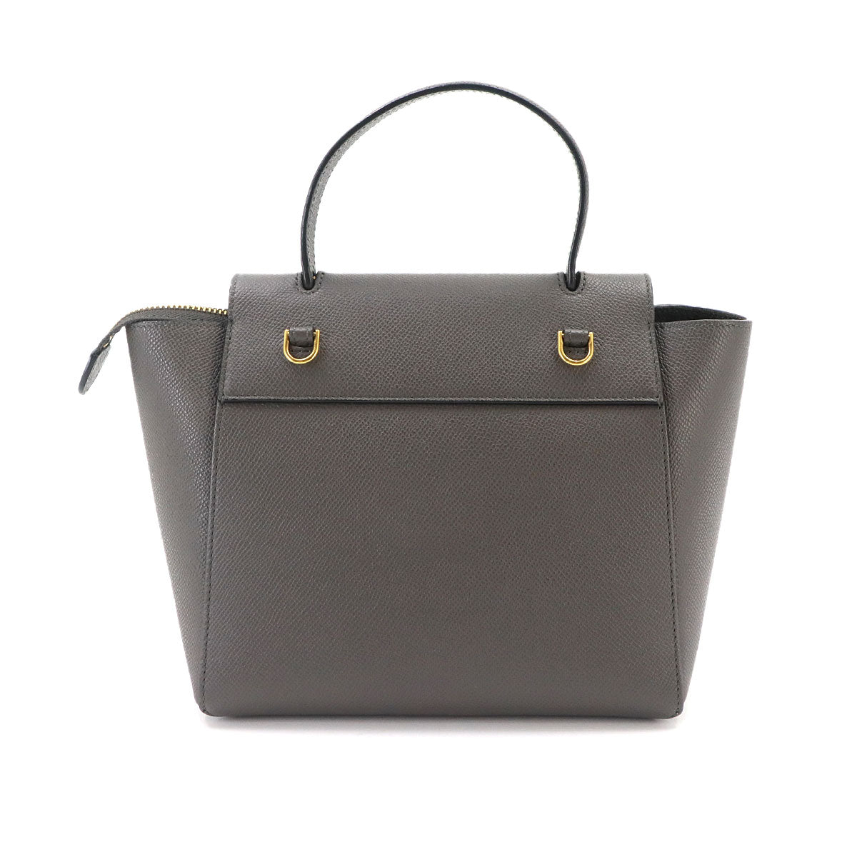 Belt Bag Nano 2way Hand Shoulder Bag Leather Gray 189003