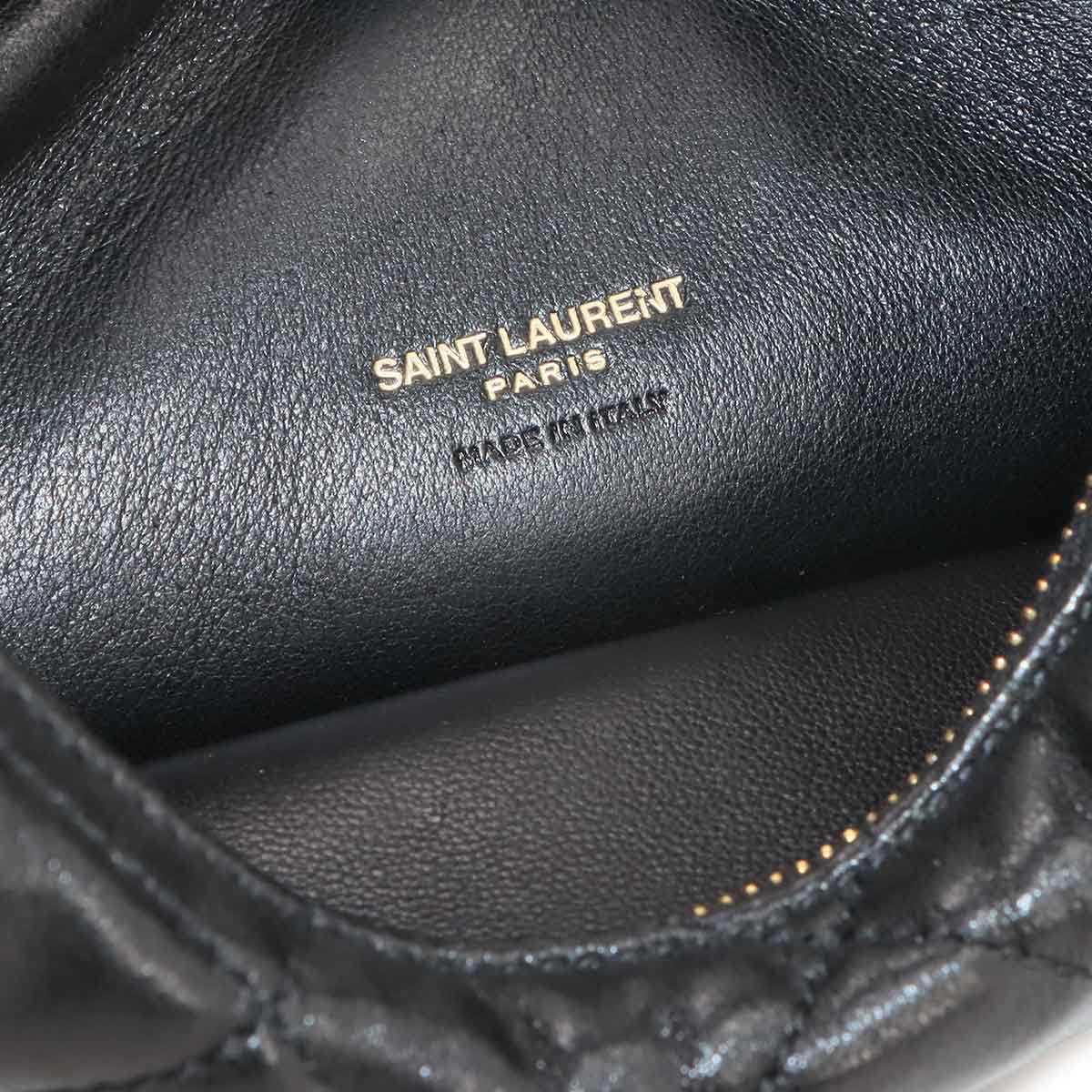 ICARINO Hand Bag Leather Black 851689 Purse