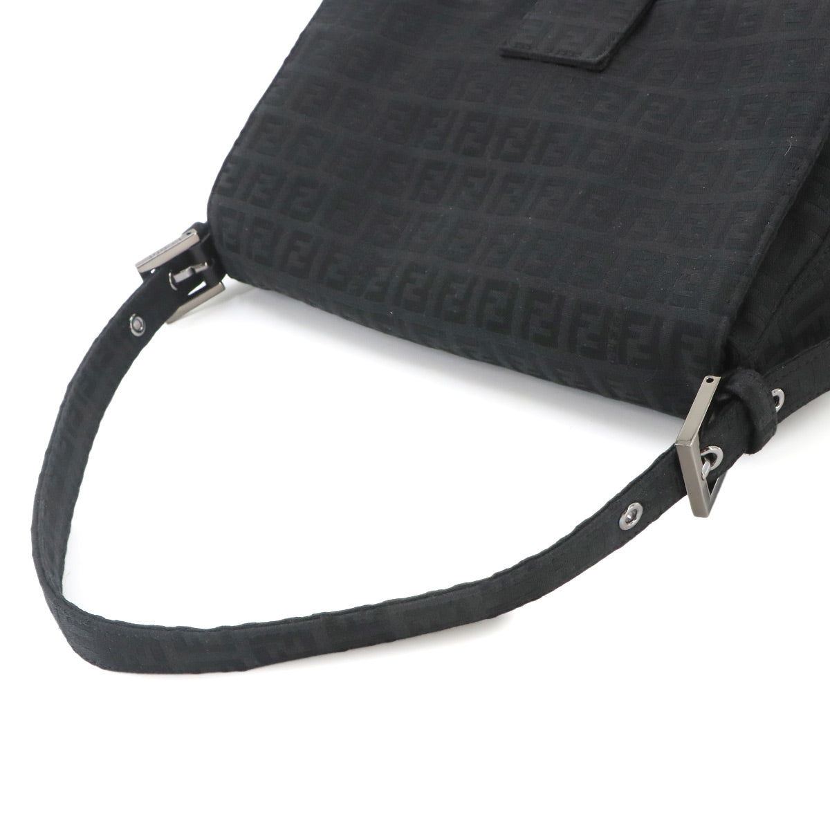 Zucchino Mamma Baguette Shoulder Bag Canvas Black 8BR001