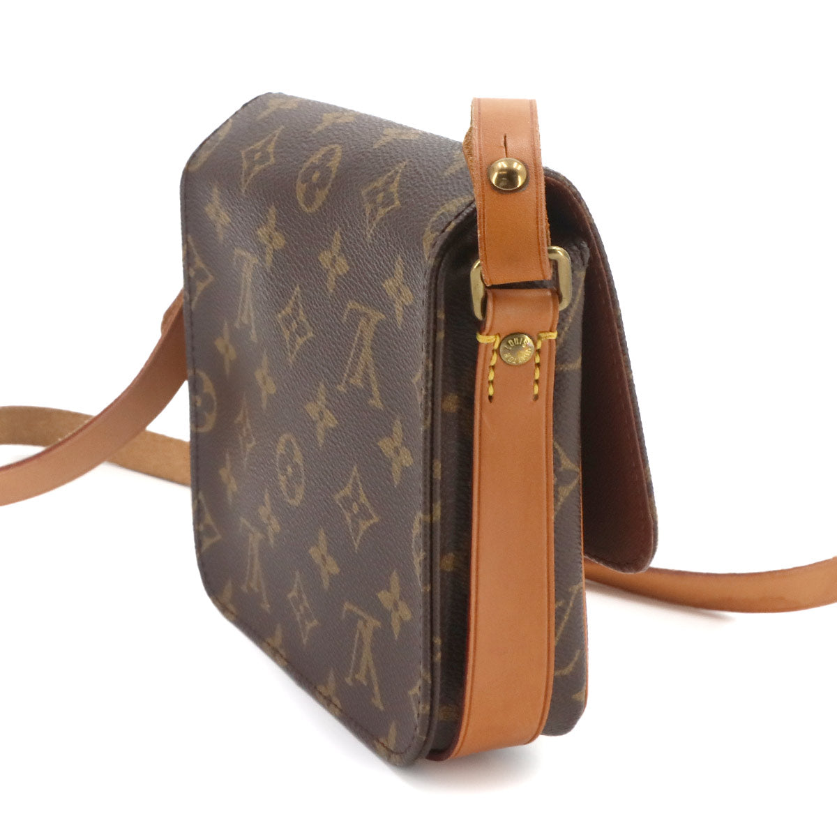 Monogram Mini Cartouchiere Shoulder Bag Brown M51254