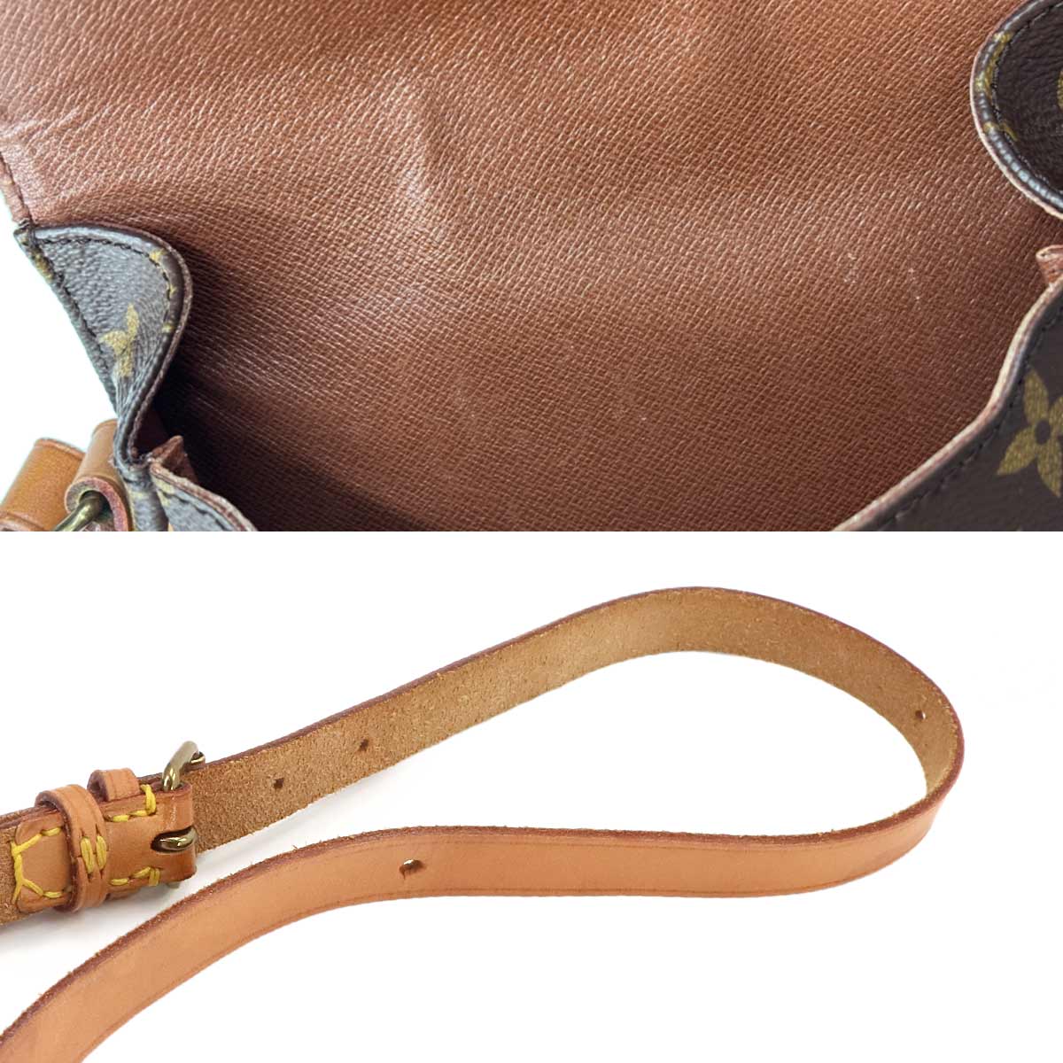 Monogram Mini Cartouchiere Shoulder Bag Brown M51254